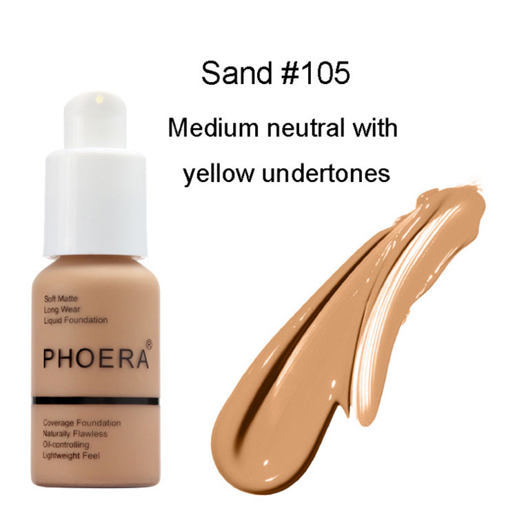 Oil Control Matte Foundation, Waterproof Long Lasting Face Makeup