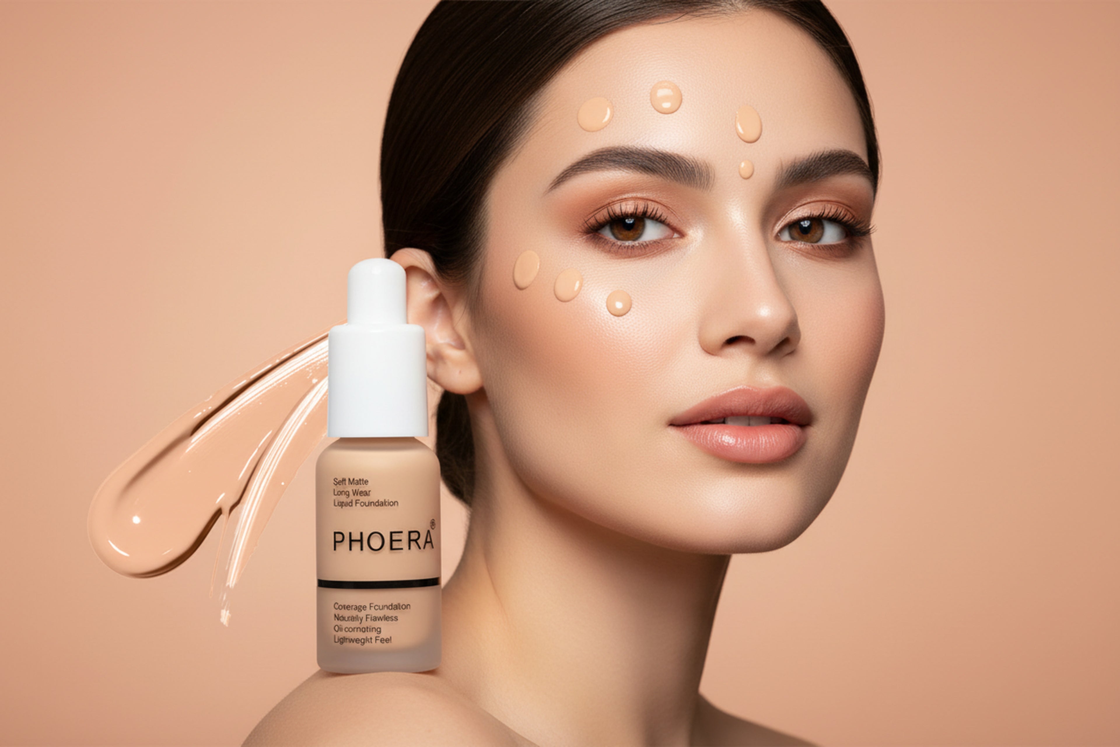 Oil Control Matte Foundation, Waterproof Long Lasting Face Makeup