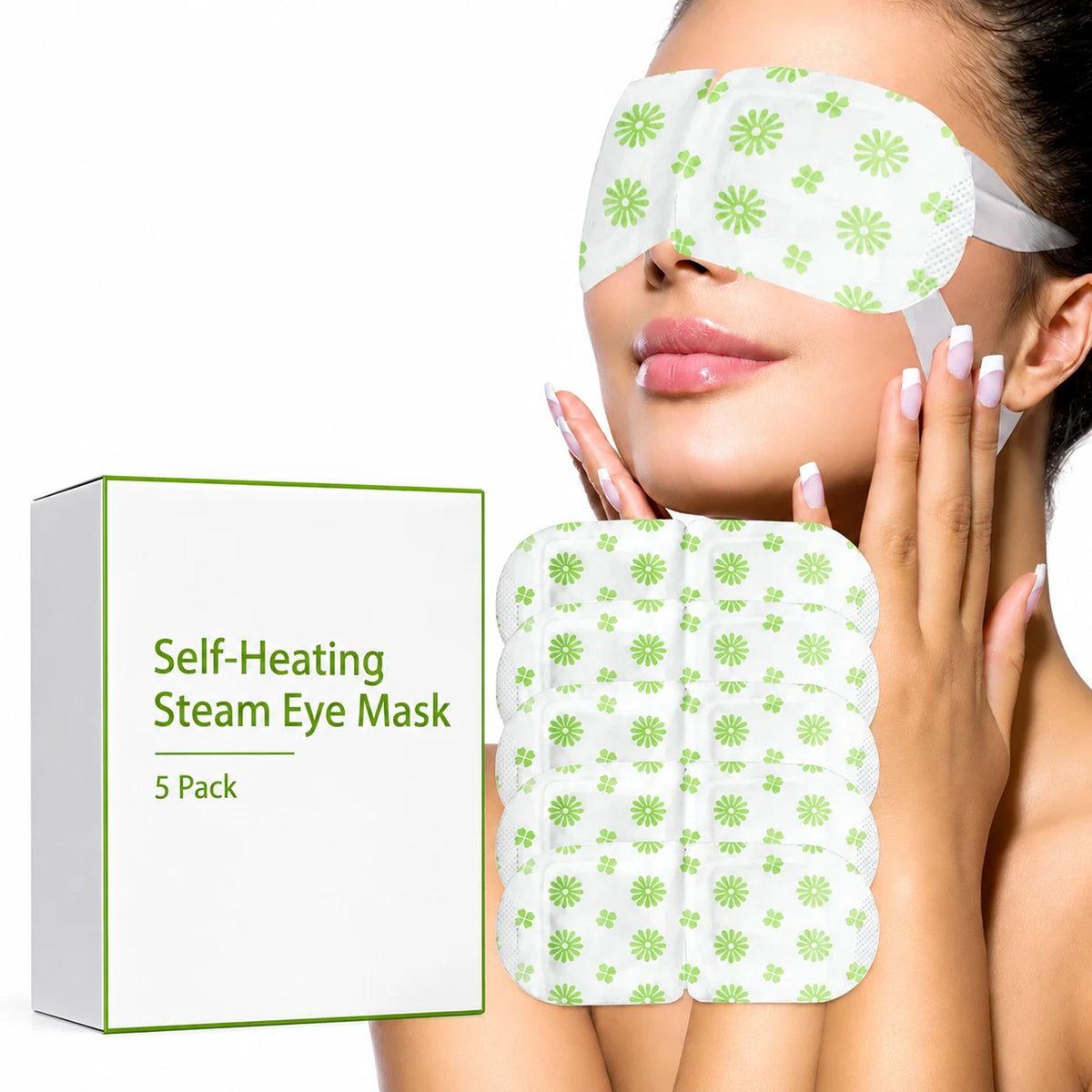 Self-heating steam eye masks 5 pack